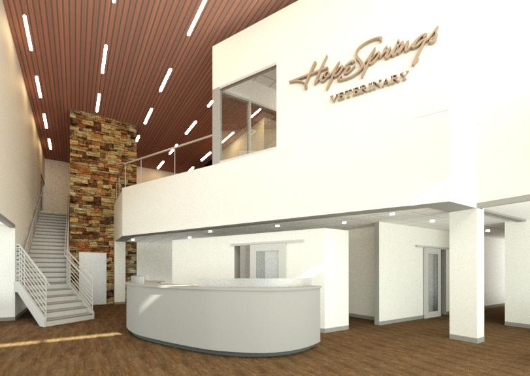 Hospital Entry Lobby Rendering